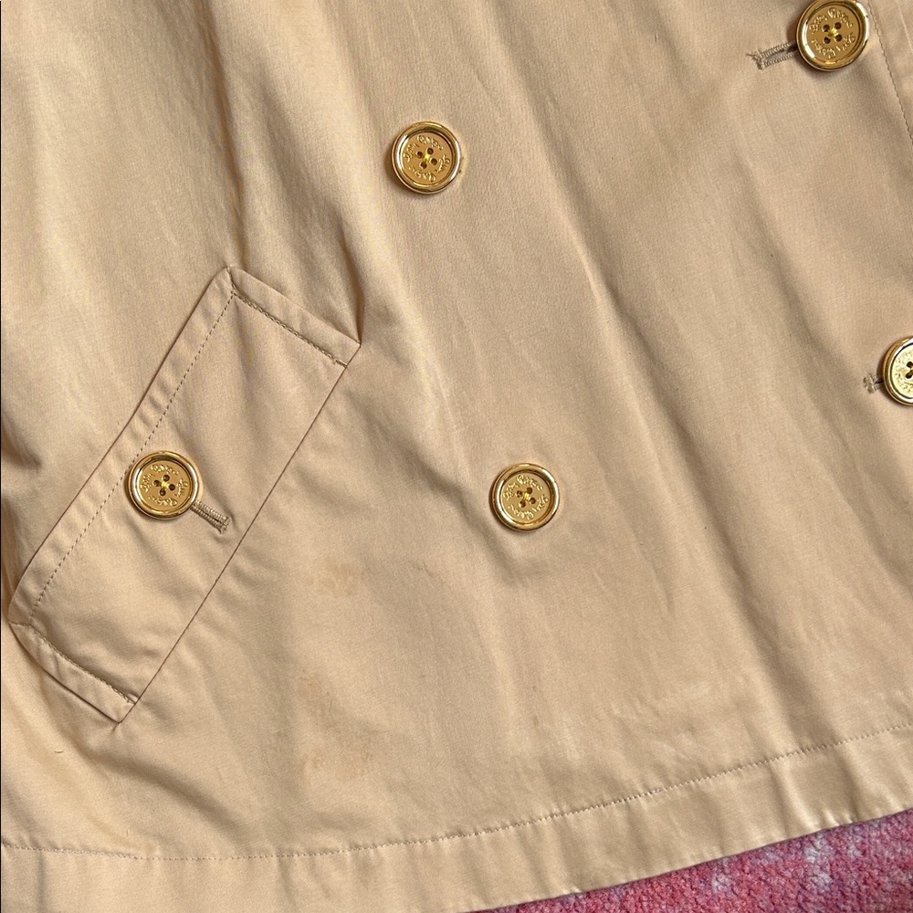 Lilly Pulitzer Tan Trench Coat - Picture 4 of 5